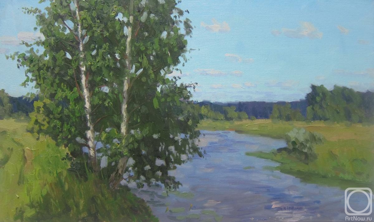 Chertov Sergey. The Klyazma river (etude)