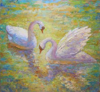 The swans (). Hudopis Yuri