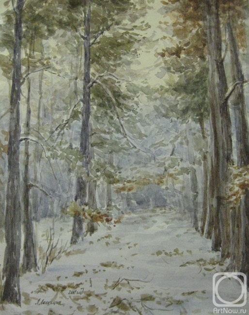 Lesokhina Lubov. The first snow