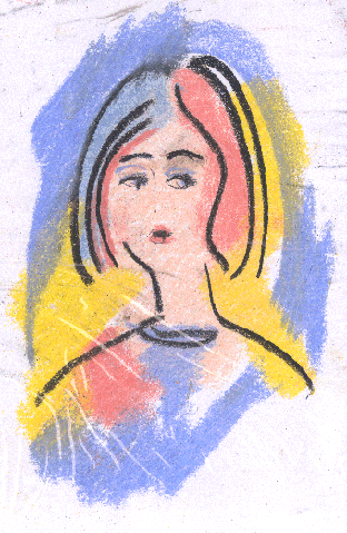 Karaceva Galina. Pink blonde