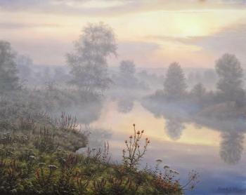 Morning on the river. Momotov Dmitrii