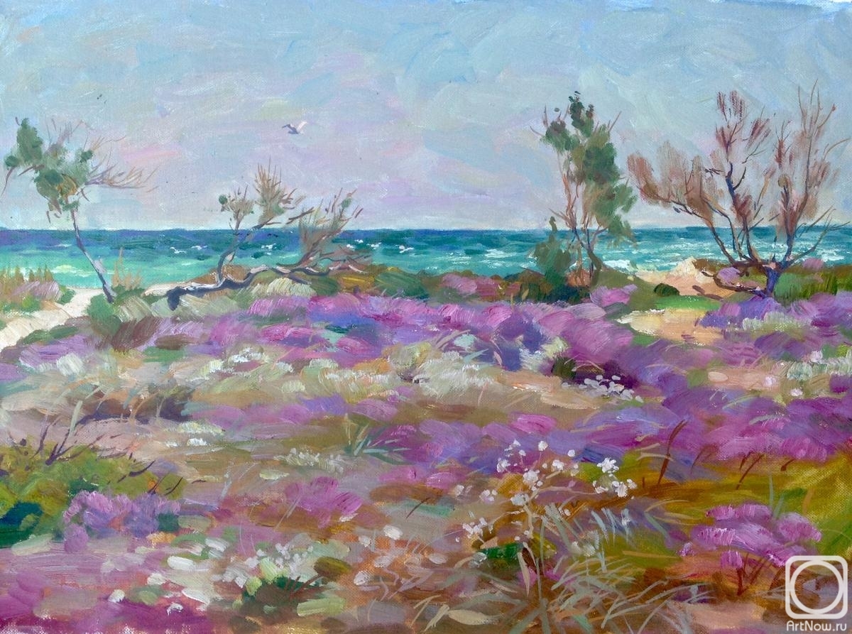 Vyrvich Valentin. Grass by the sea (etude)