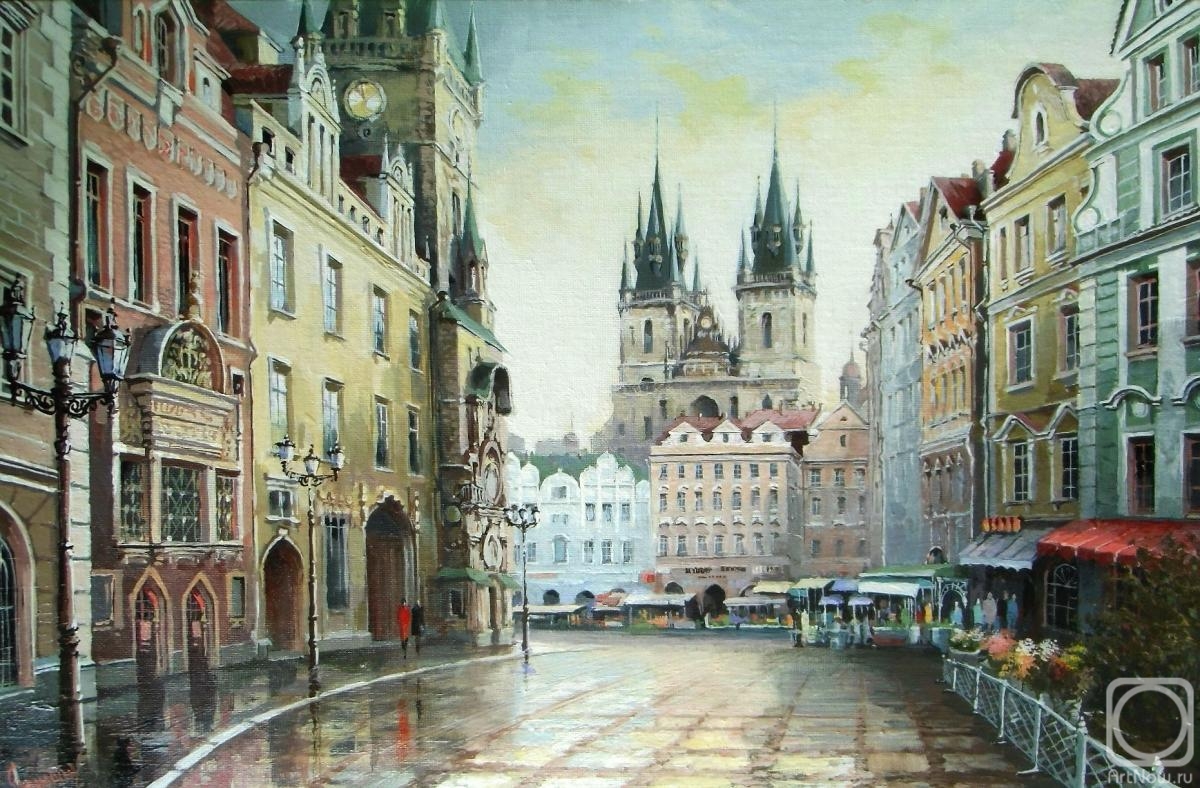 Starodubov Alexander. Prague. Old town square