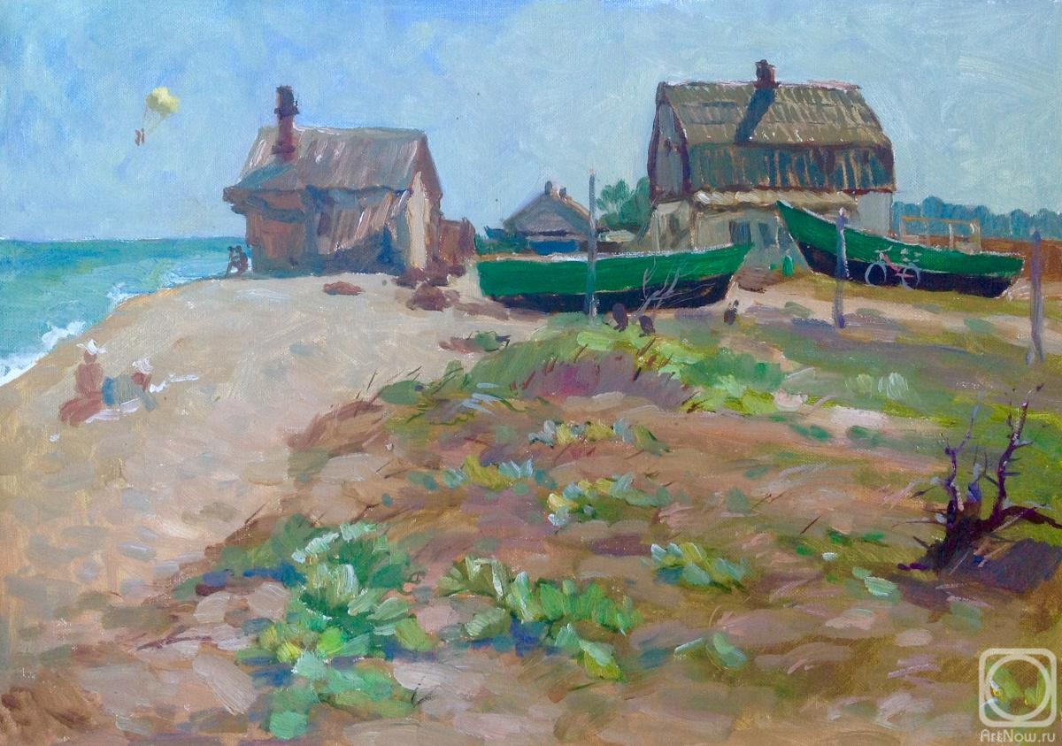 Vyrvich Valentin. Houses by the sea