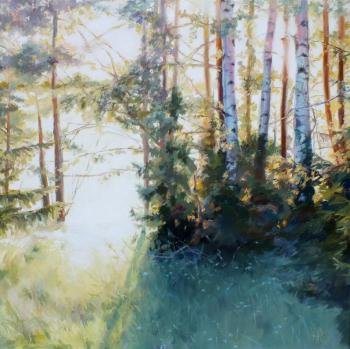 Selting log. Shine. (author's repetition)