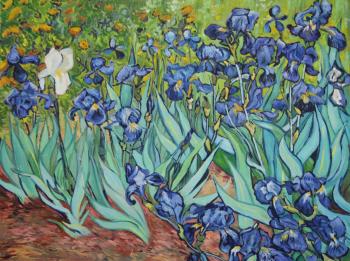 Copy of van Gogh's Irises. Chistokhodova Irina