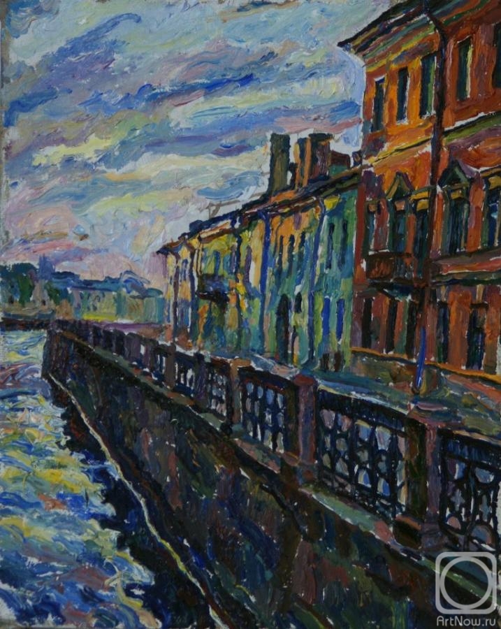 Stroganov Leonid. The Admiralty Canal. St. Petersburg