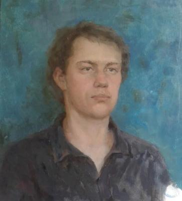 The portrait of a young man