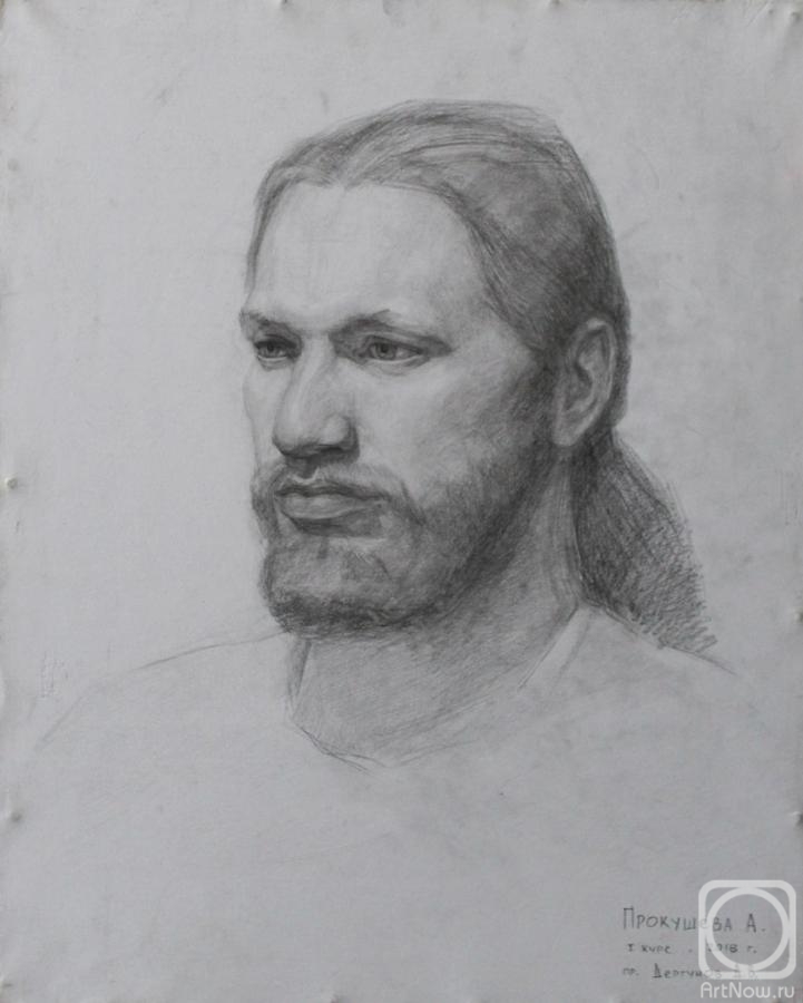 Prokusheva Anastasia. The portrait of a man