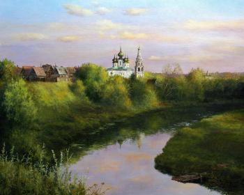 Evening over the city of Suzdal. August. Dorofeev Sergey