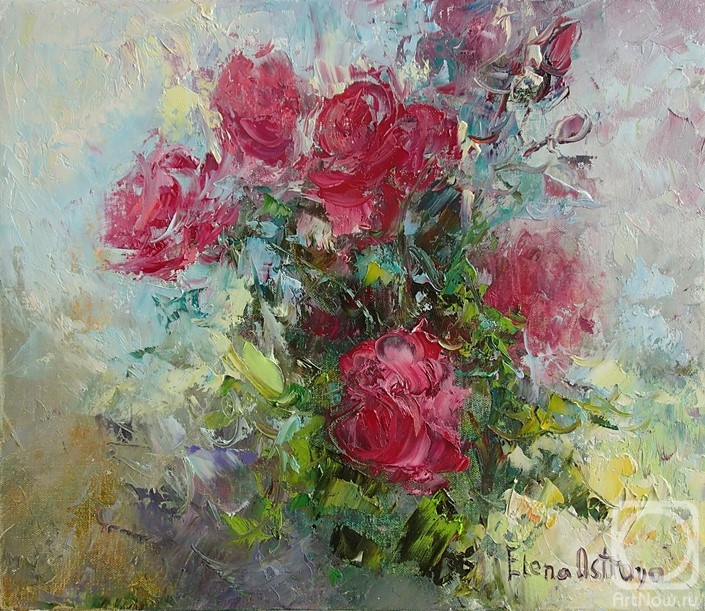 Ostraya Elena. Roses from the Bush. Morning