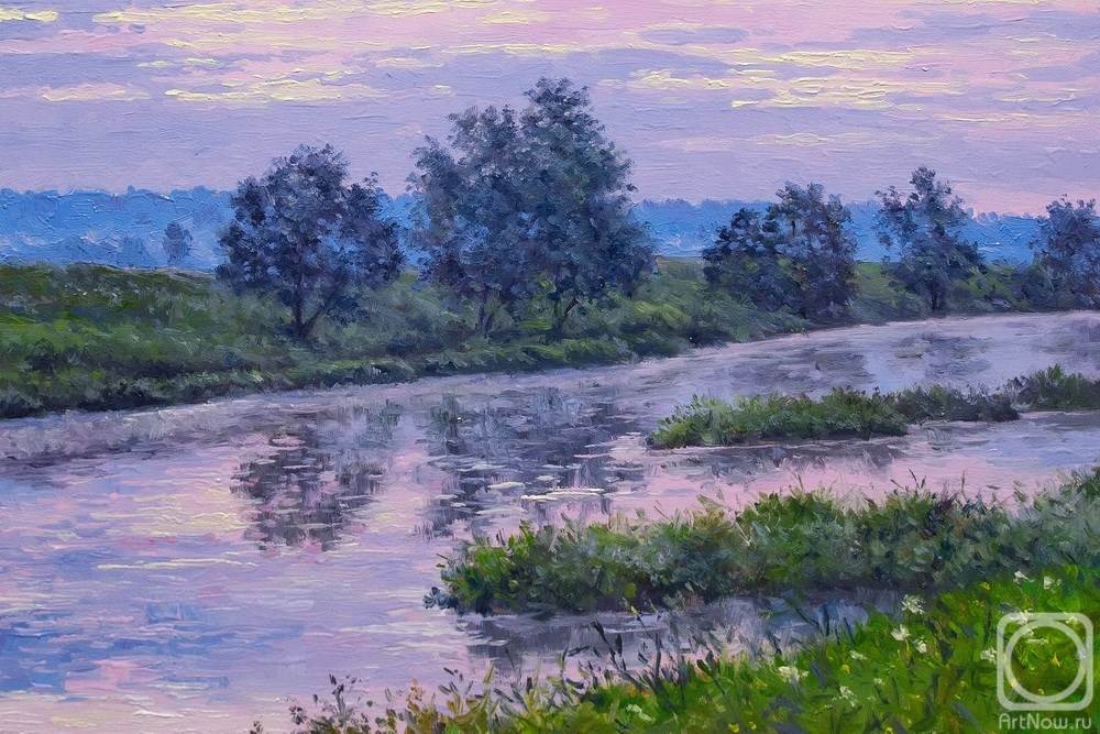 Volya Alexander. The shore of a quiet river