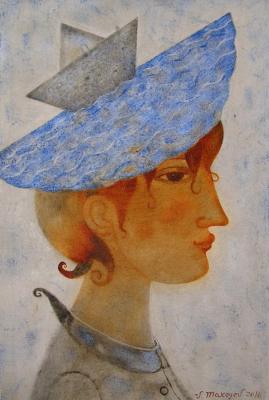 Melody of the South Sea (Portrait Of A Girl In A Blue Hat). Makeyev Vladimir