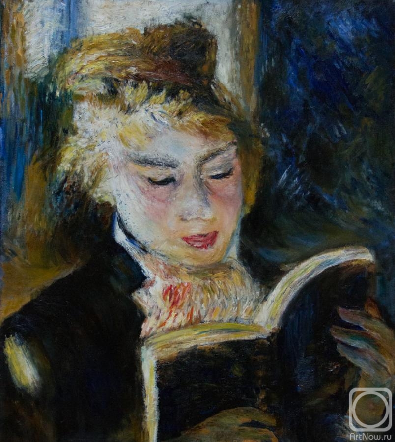 Zubkov Andrey. La Liseuse (Pierre Auguste Renoir)