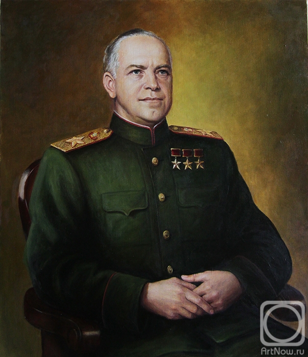 Gayduk Irina. Portrait of Marshal Zhukov