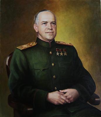 Portrait of Marshal Zhukov