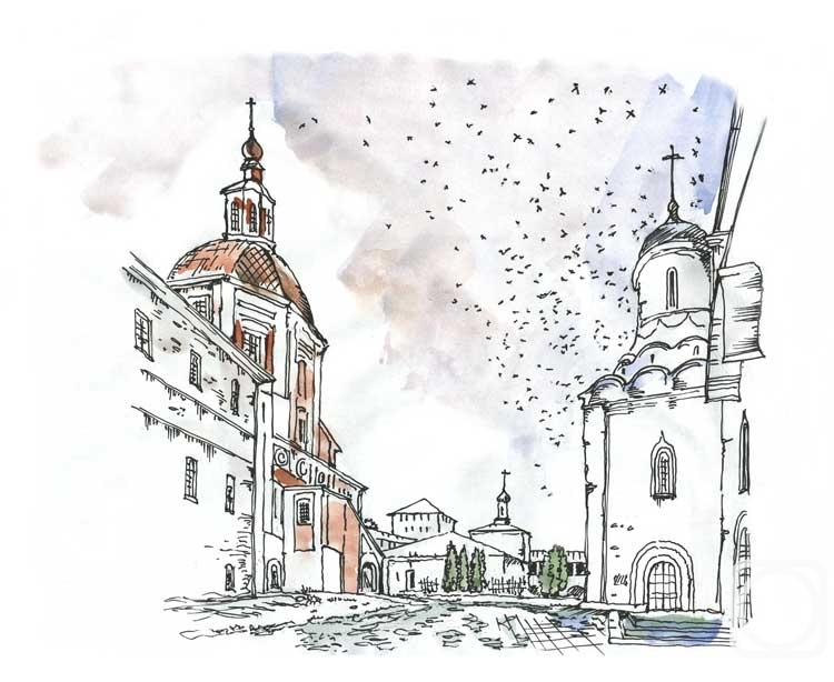 Chernikov Vyacheslav. In the Pafnutiev Borovsky Monastery