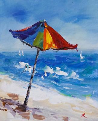 Beach stories. Umbrella. Rodries Jose