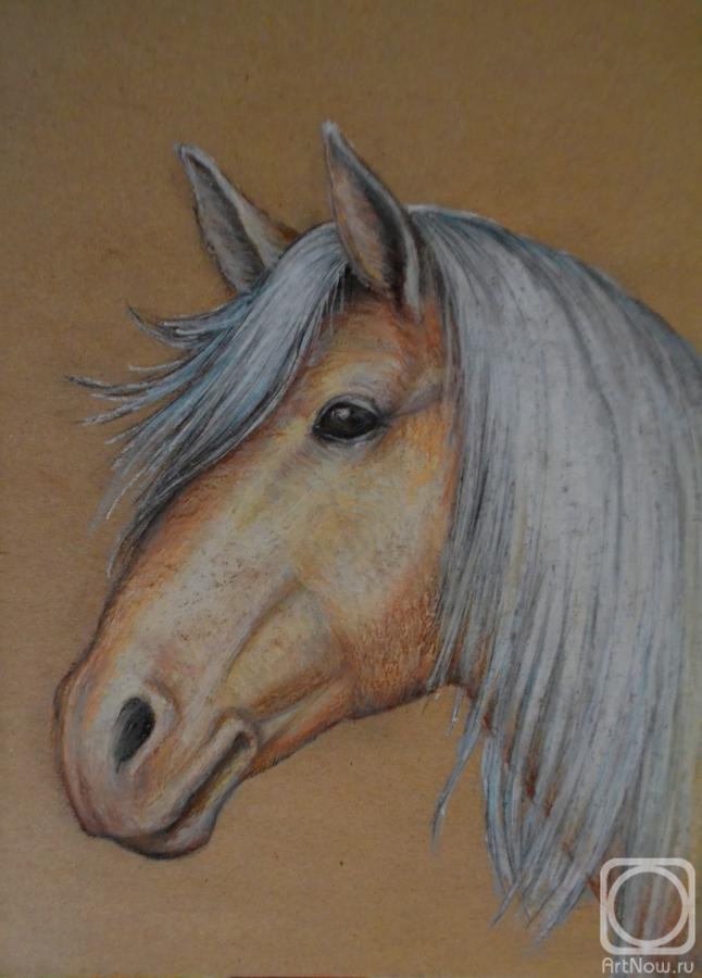 Orlov Andrey. Portrait of a horse