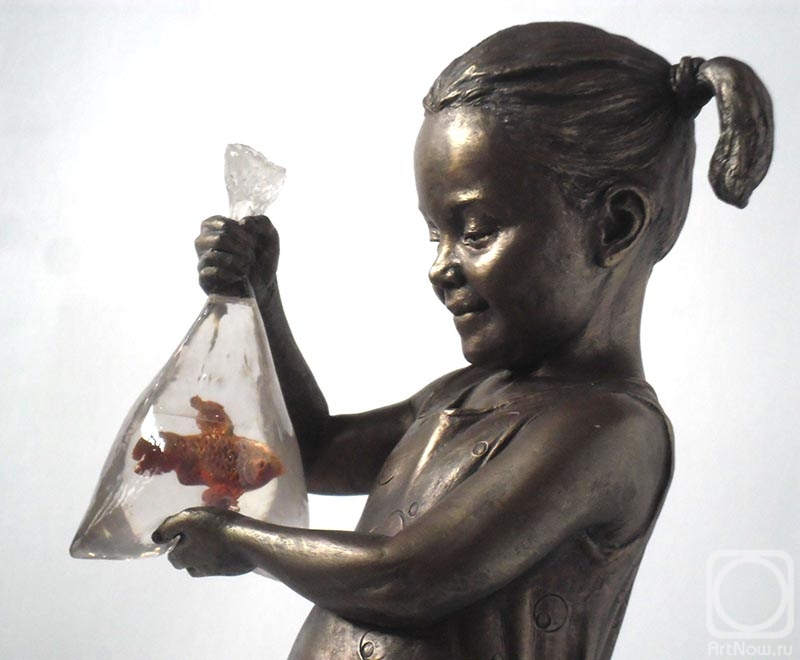Borovykh Vadim. Girl with fish (fragment)