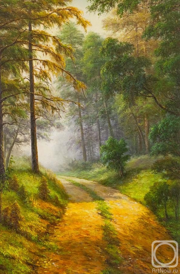 Kamskij Savelij. Path in the forest
