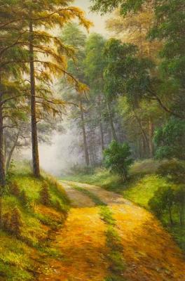 Path in the forest. Kamskij Savelij