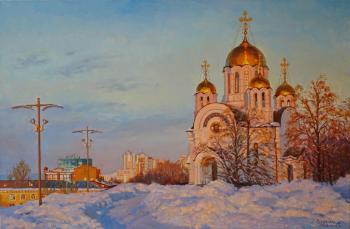 The temple of George the victorious in Samara (). Smirnova-Lvovskaya Ekaterina