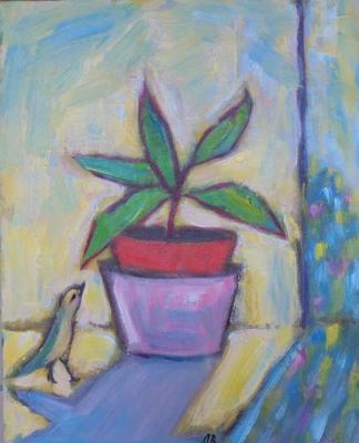 Still life with a bird