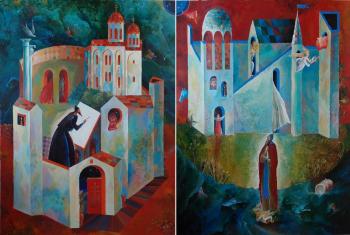 From other lands who came (diptych) (Foreigners In Russia). Kutkovoy Victor
