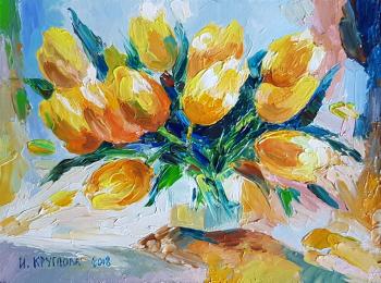 Yellow tulips. Kruglova Irina
