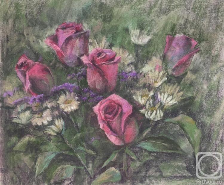 Klyukina Natalia. Pink roses