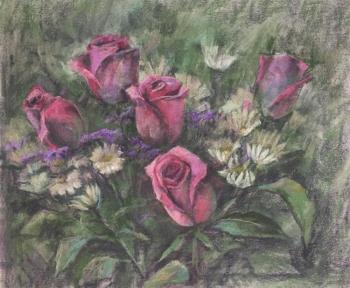 Pink roses. Klyukina Natalia