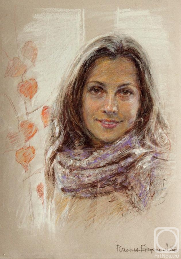 Rybina-Egorova Alena. Portrait of artist Natasha