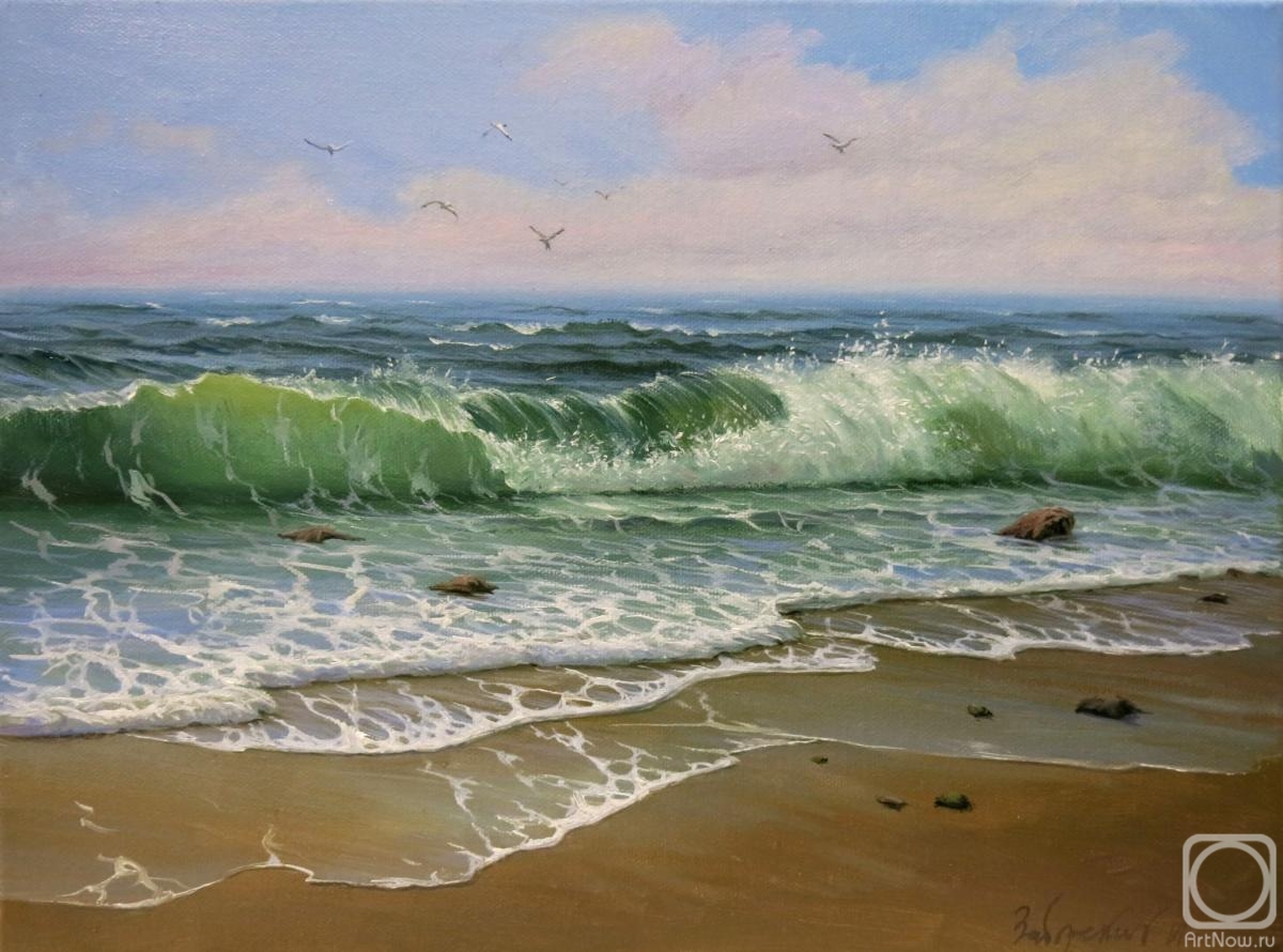 Zaborskih Igor. The sea, wave