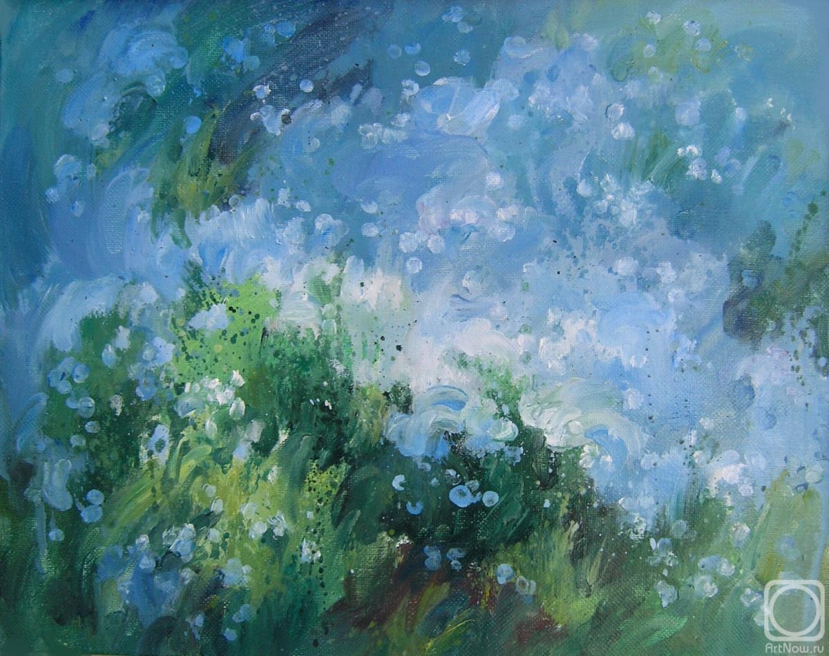 Polikarpova Olga. Blue Flowers