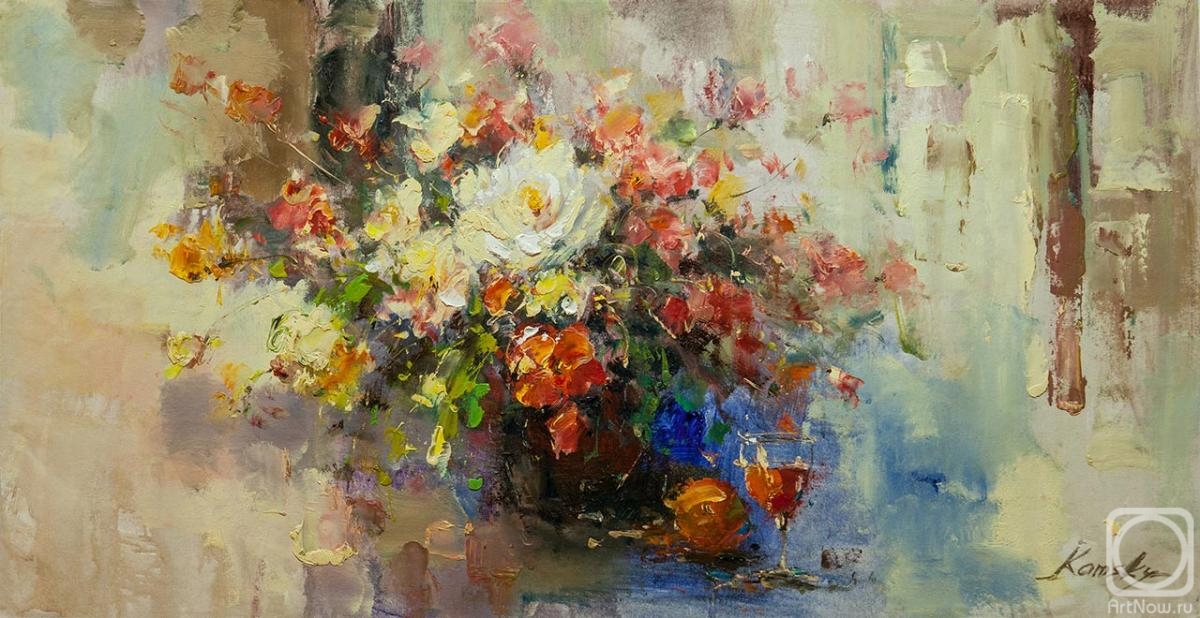 Kamskij Savelij. Bouquet in the style of impressionism. N2