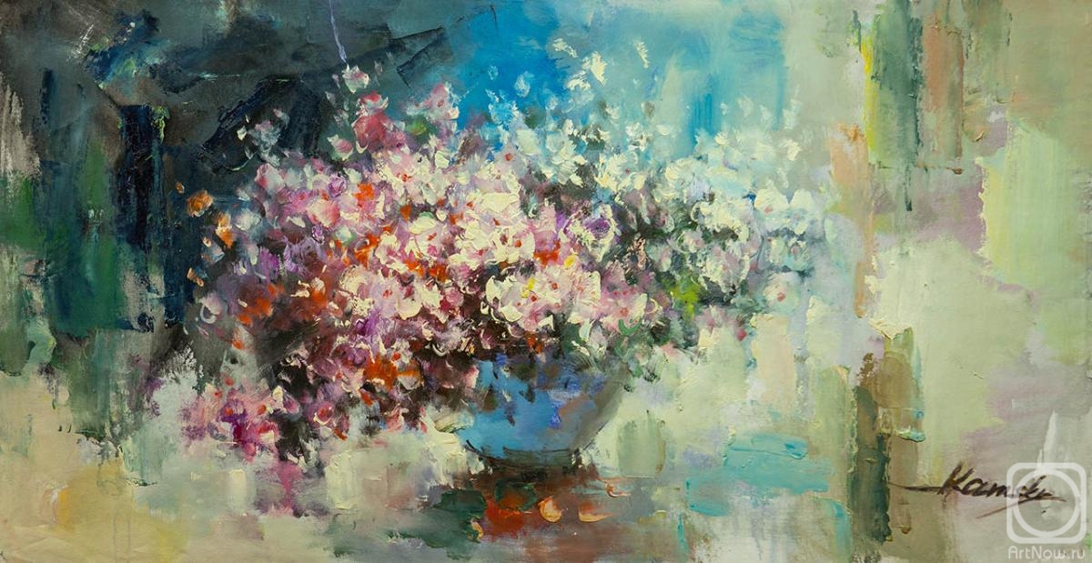 Kamskij Savelij. Bouquet in the style of impressionism. N3