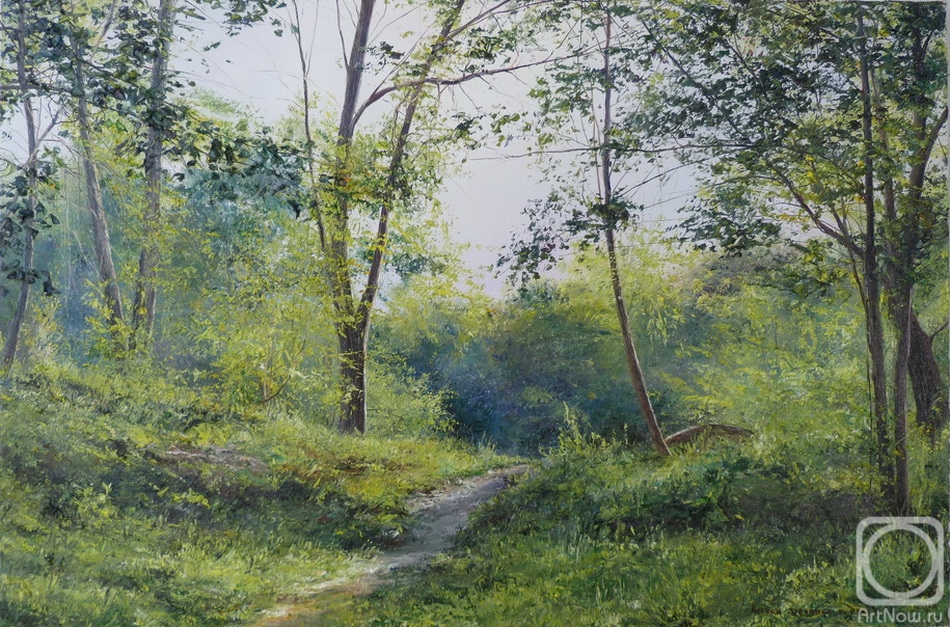 Vokhmin Ivan. Forest path to the river