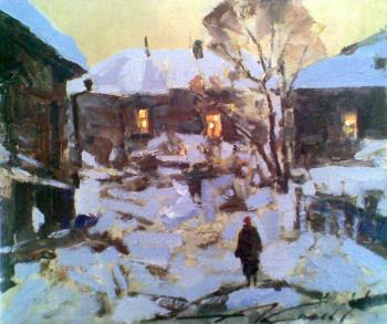 Картина «Снежным вечером»