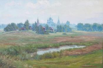 Morning mist on meadow Il. Plotnikov Alexander