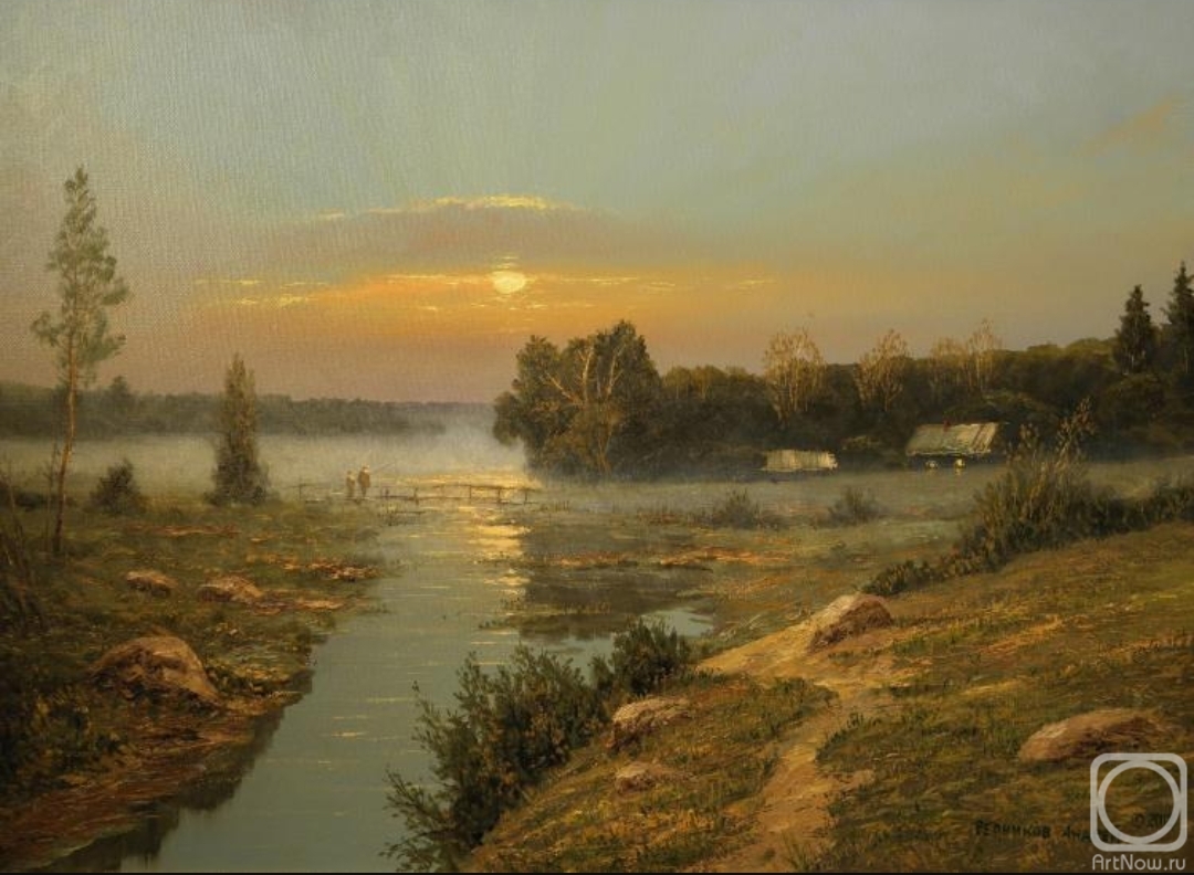 Repnikov Andrei. River backwater