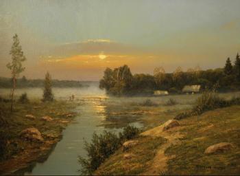 River backwater. Repnikov Andrei