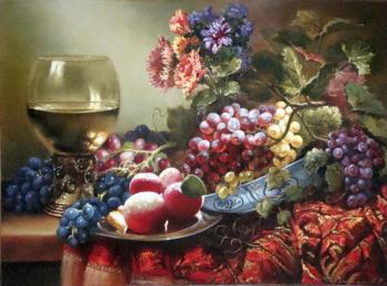 Flowers and fruits (Flemish Painting). Karlikanov Vladimir