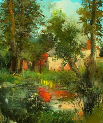 By the pond. Lednev Alexsander