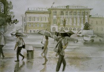 Rainy Day (A Picture With People). Zozoulia Maria