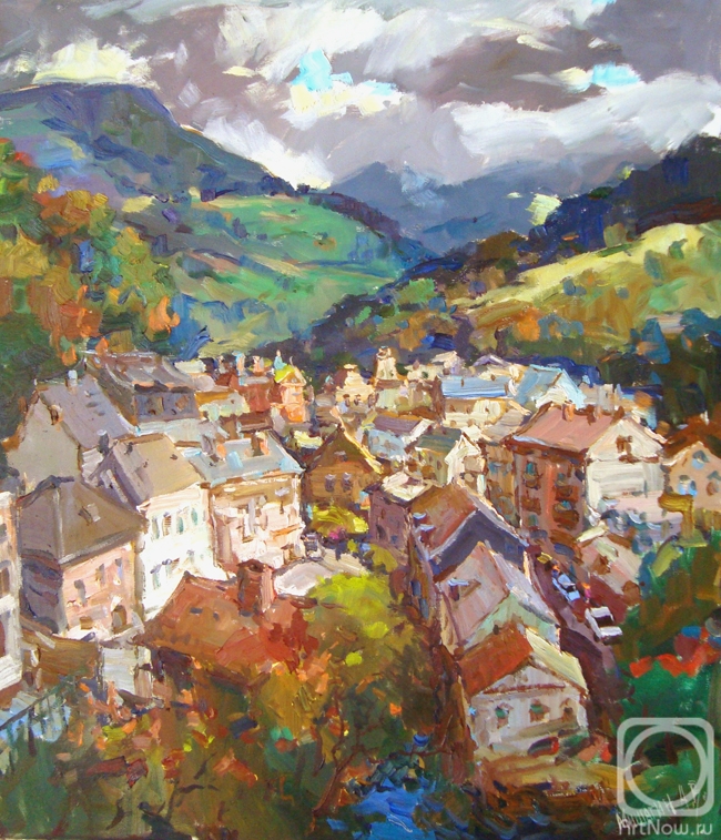 Mishagin Andrey. Mountains.Sky.The town