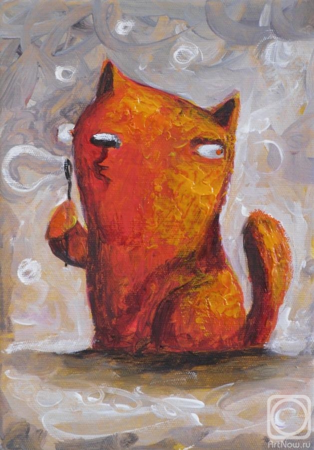 Bazhenov Sergey. Red cat
