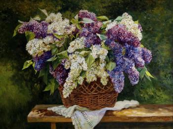 Lilacs in the garden. Panov Eduard