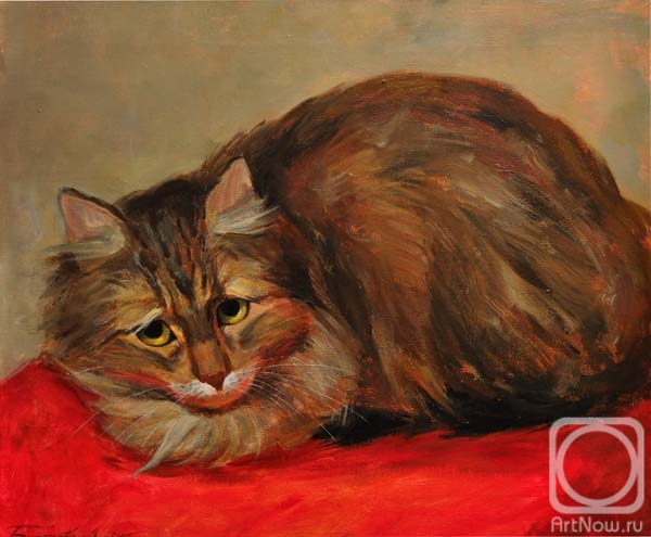 Biryukova Lyudmila. Cat Anfisa