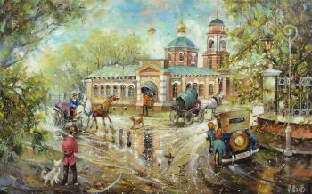Old Town. View of the Church of the Archangel Michael (Old Church). Boev Sergey